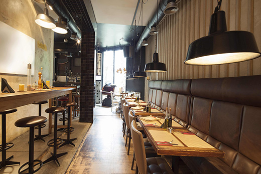 Cosy and clean small eatery area