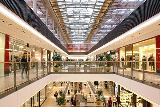 Inside a Shopping Centre